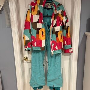 Roxy Small Snow Jacket and Pants Set